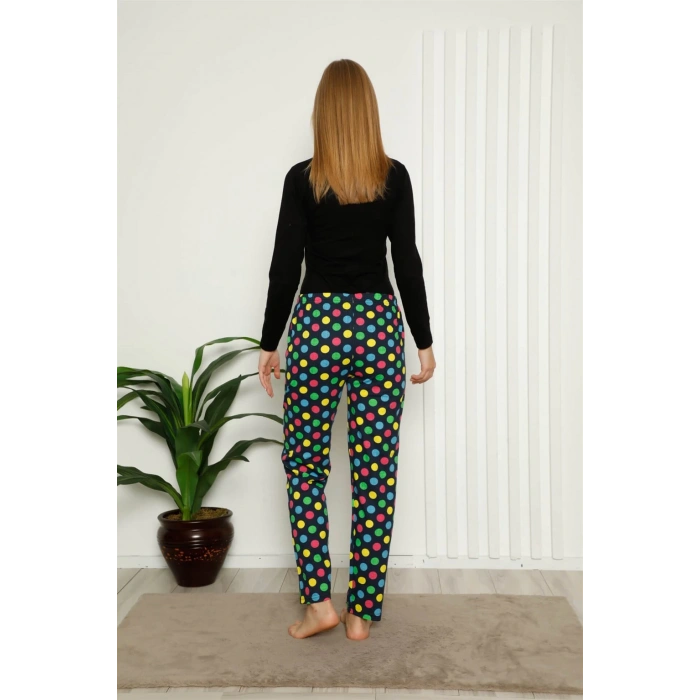 Moda Çizgi Kadın Alt Pijama