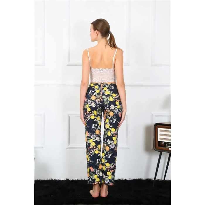 Moda Çizgi Kadın Pamuklu Alt Pijama 27463