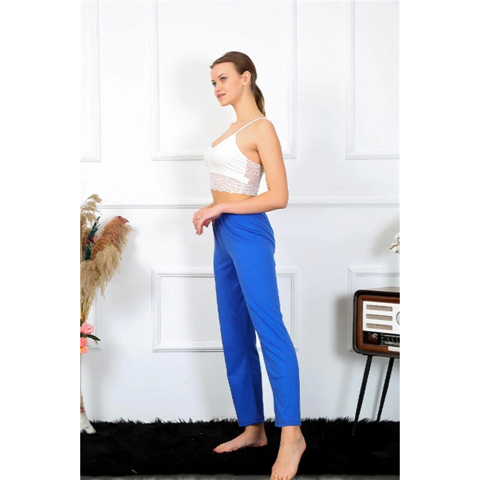 Moda Çizgi Kadın Pamuklu Alt Pijama 27465