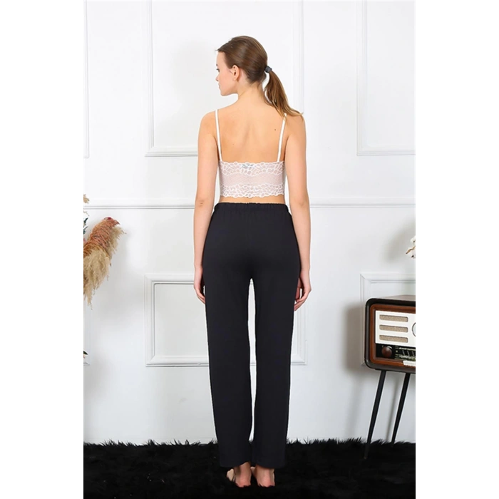 Moda Çizgi Kadın Pamuklu Alt Pijama 27467