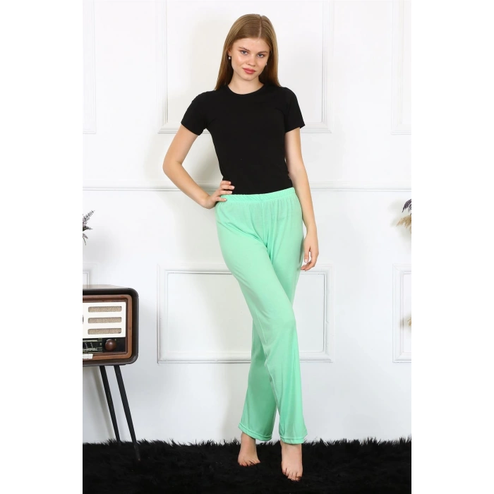 Moda Çizgi Kadın Pamuklu Tek Alt Pijama 27496