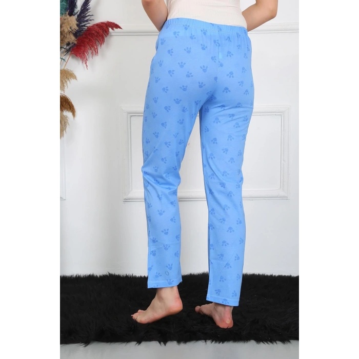 Moda Çizgi Kadın Pamuklu Tek Alt Pijama 27515