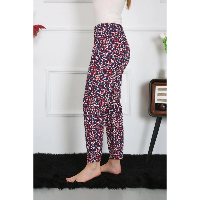 Moda Çizgi Kadın Pamuklu Tek Alt Pijama 27518