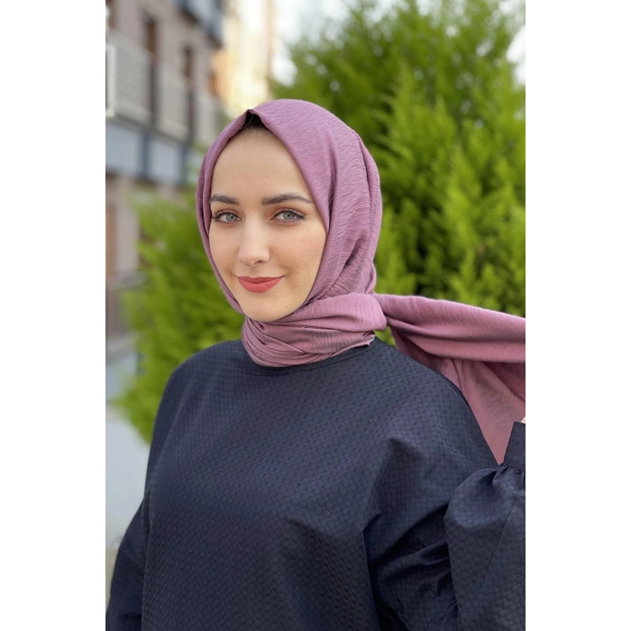 Moda Çizgi Krep Şal
