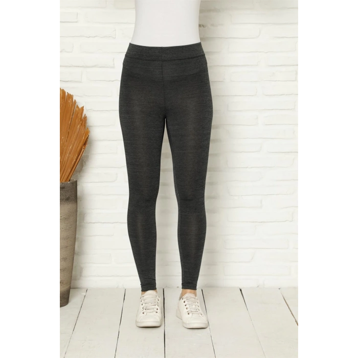 Moda Çizgi Penye Likralı Tayt 5886