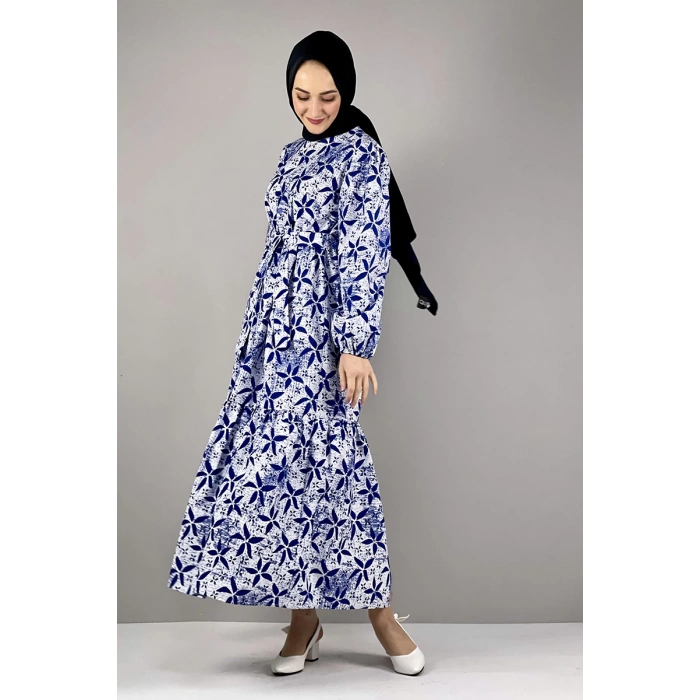 Moda Çizgi Tesettür Elbise