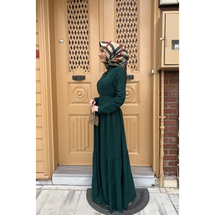 Moda Çizgi Tesettür Elbise
