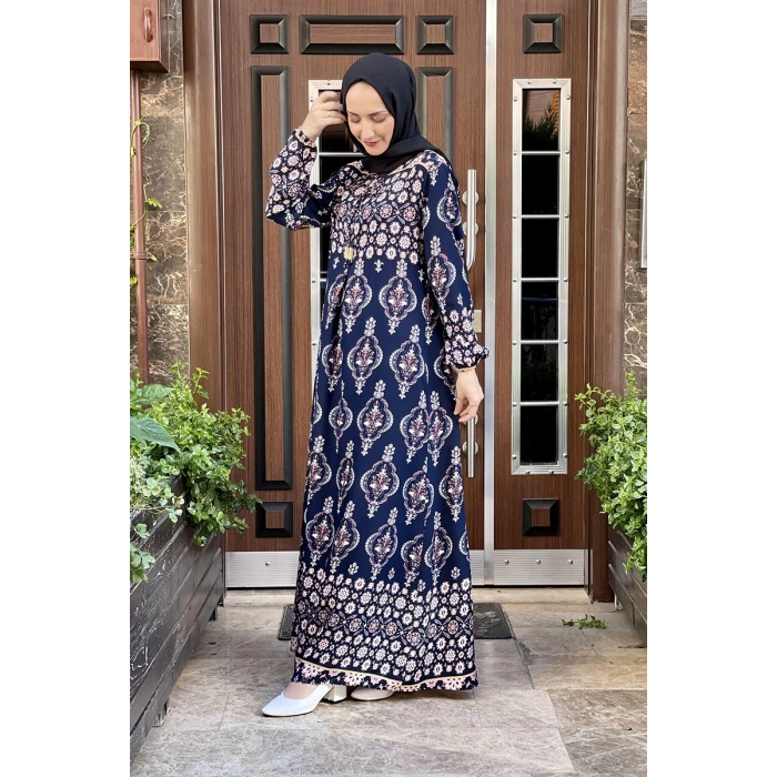 Moda Çizgi Tesettür Elbise