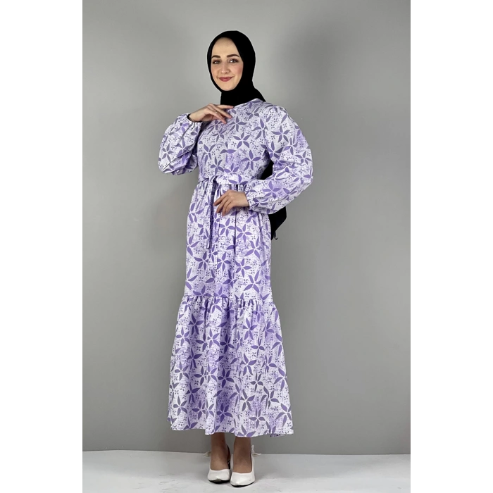Moda Çizgi Tesettür Elbise