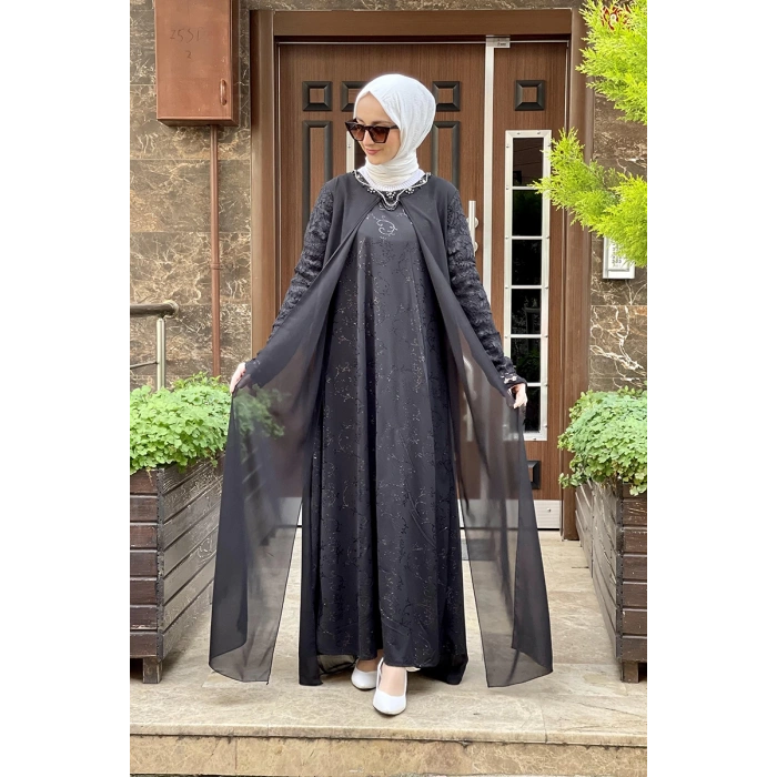 Moda Çizgi Tesettür Elbise