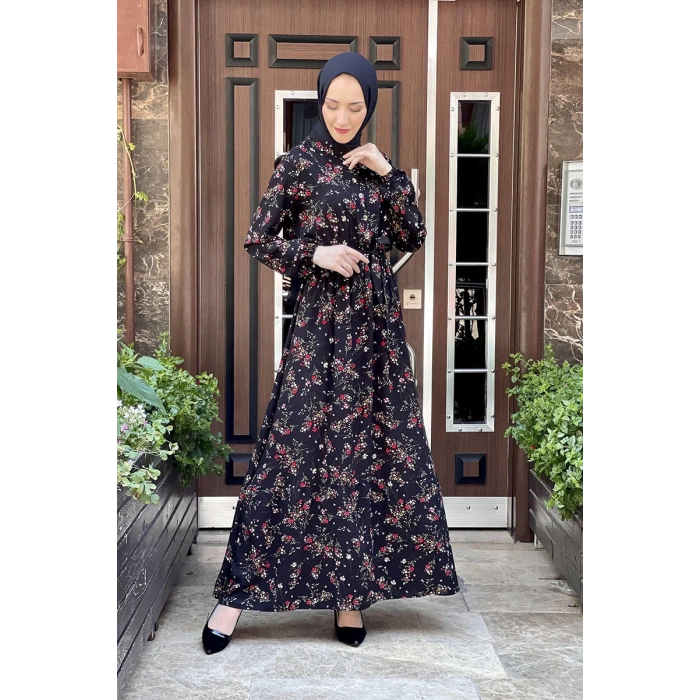 Moda Çizgi Tesettür Elbise