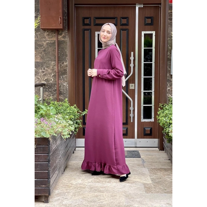 Moda Çizgi Tesettür Elbise