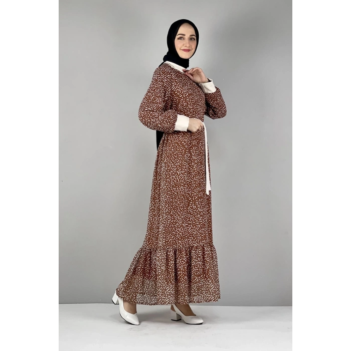 Moda Çizgi Tesettür Elbise