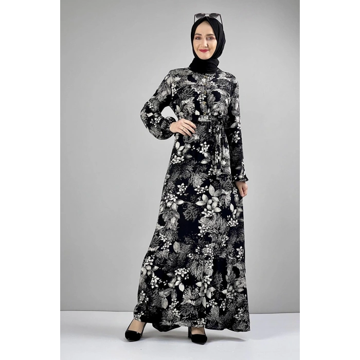 Moda Çizgi Tesettür Elbise