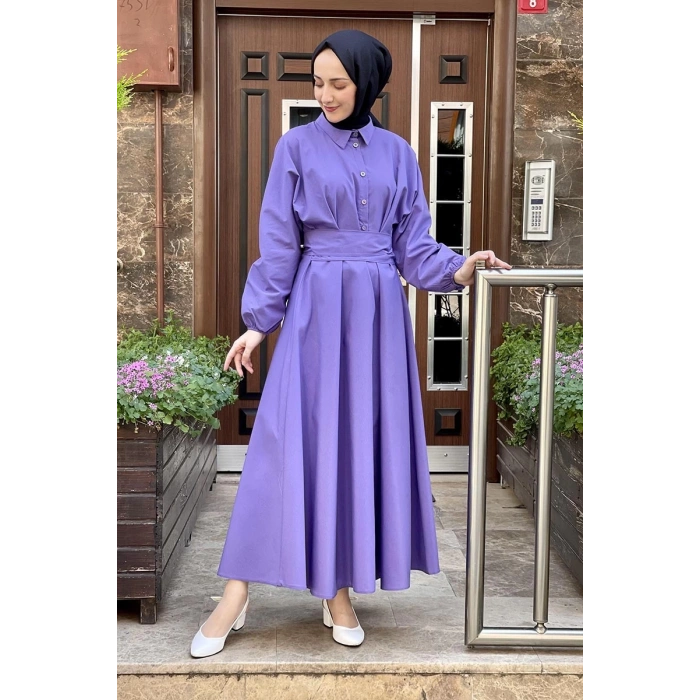 Moda Çizgi Tesettür Elbise