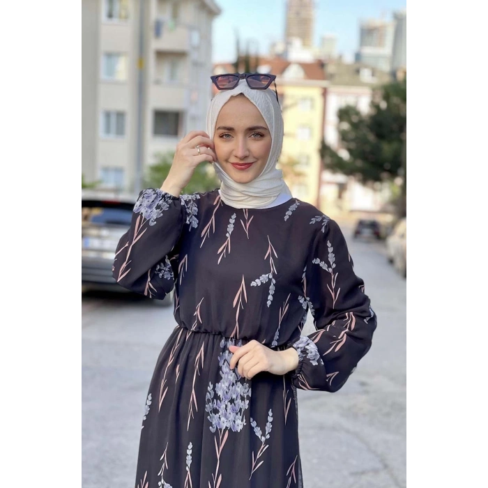 Moda Çizgi Tesettür Elbise