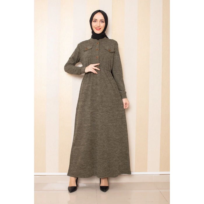 Moda Çizgi Tesettür Elbise