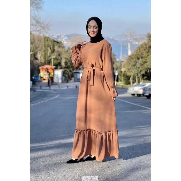 Moda Çizgi Tesettür Elbise