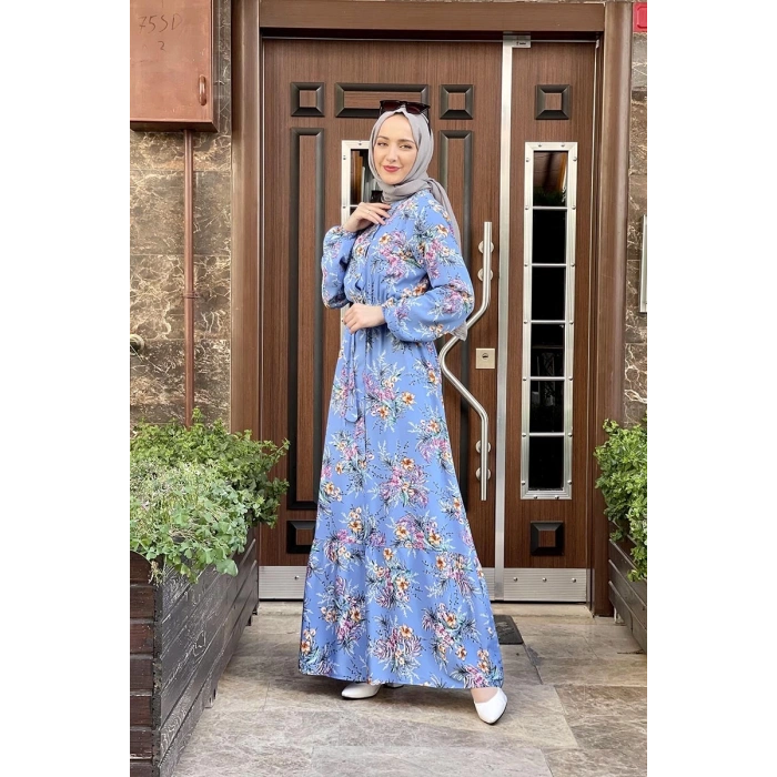 Moda Çizgi Tesettür Elbise