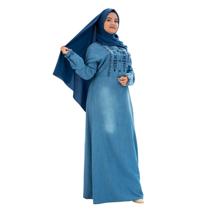 Moda Çizgi Tesettür Elbise