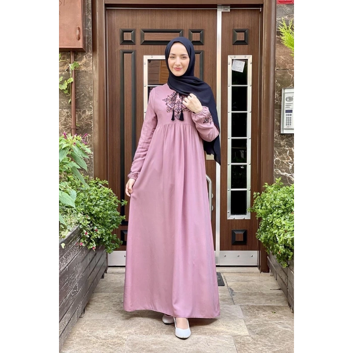 Moda Çizgi Tesettür Elbise