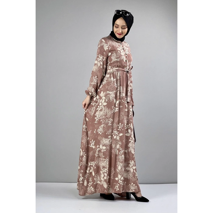 Moda Çizgi Tesettür Elbise