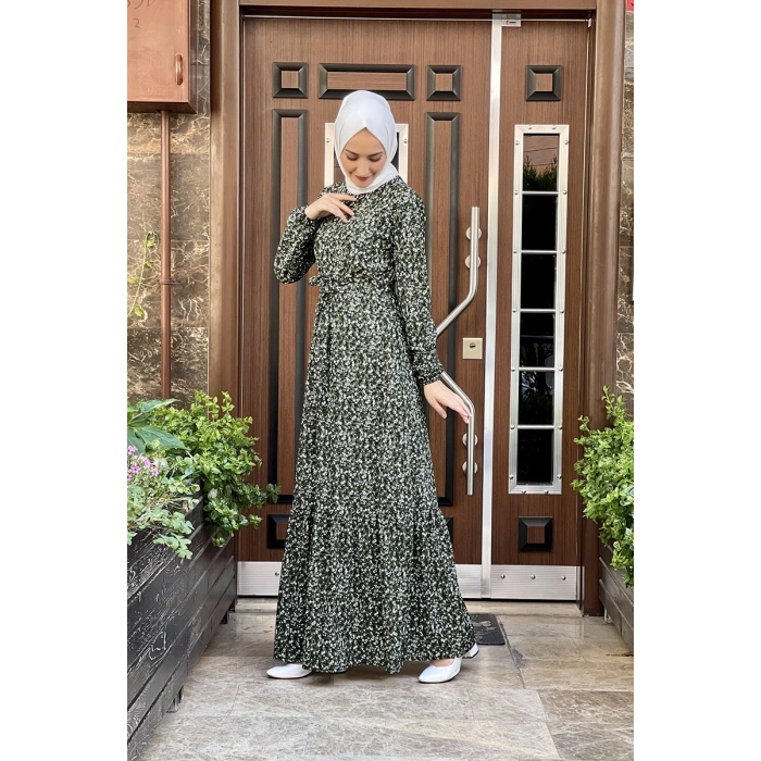 Moda Çizgi Tesettür Elbise