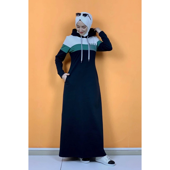 Moda Çizgi Tesettür Elbise