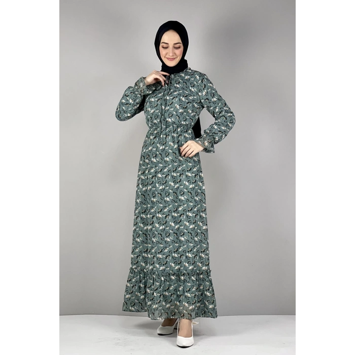 Moda Çizgi Tesettür Elbise