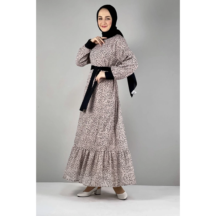 Moda Çizgi Tesettür Elbise