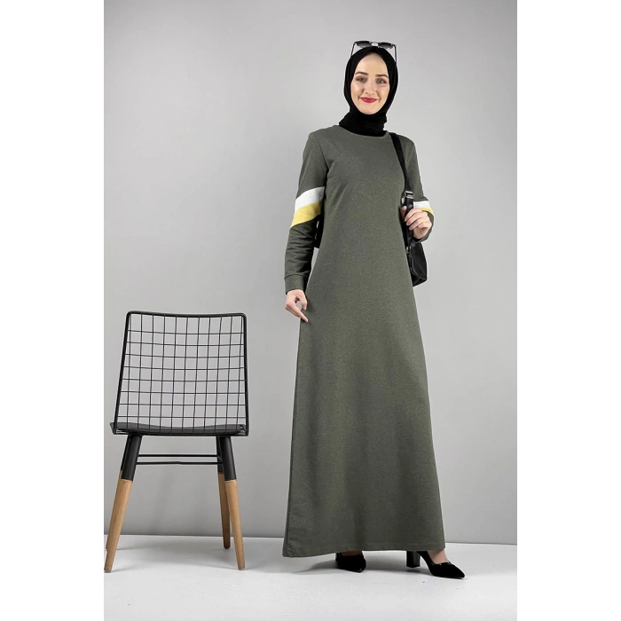 Moda Çizgi Tesettür Elbise