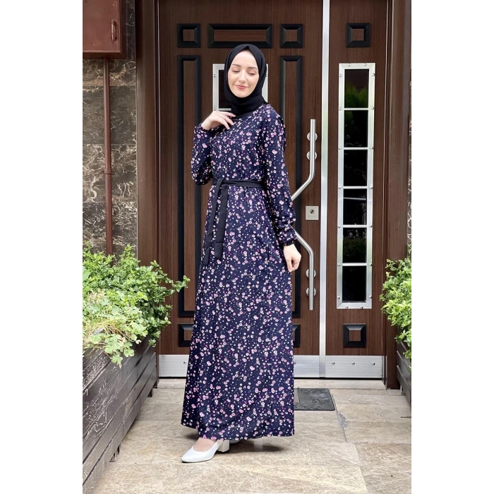 Moda Çizgi Tesettür Elbise