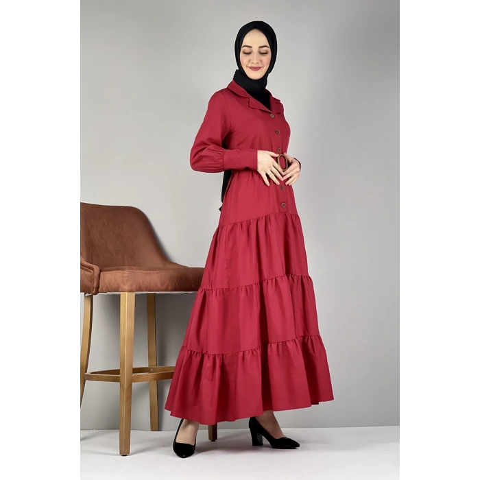 Moda Çizgi Tesettür Elbise