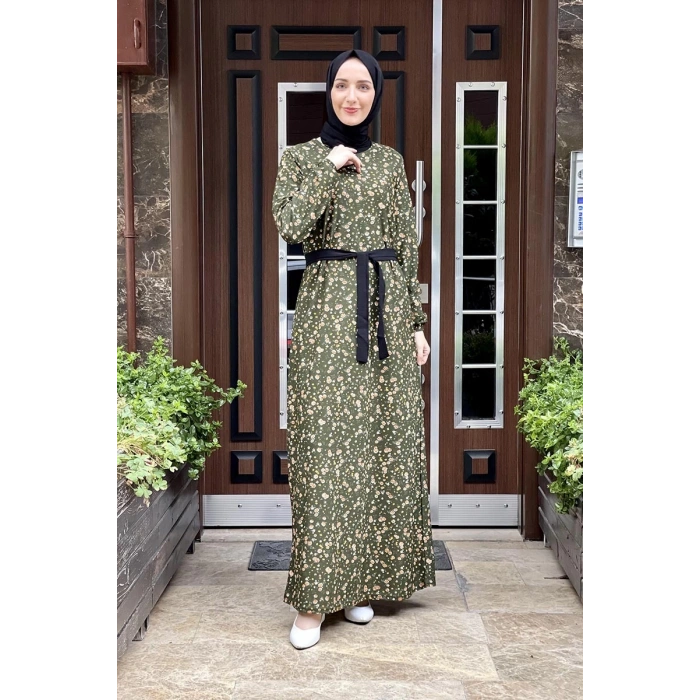 Moda Çizgi Tesettür Elbise