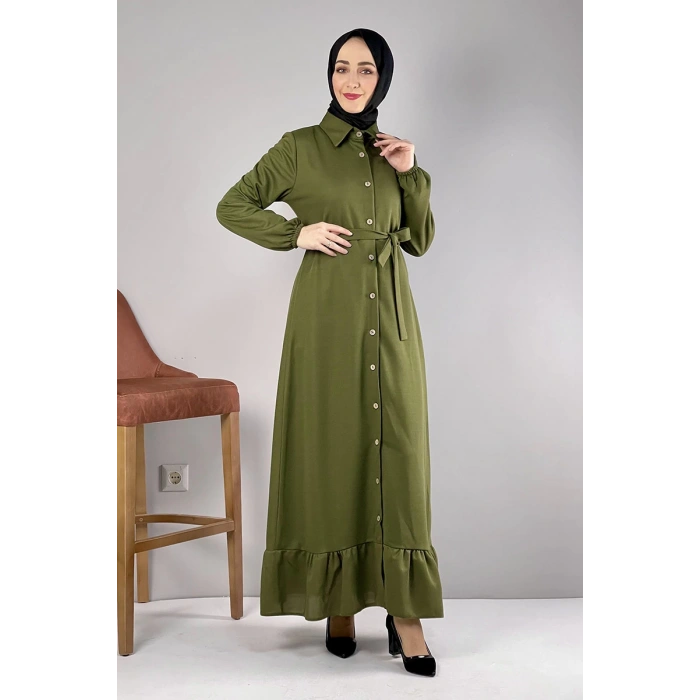 Moda Çizgi Tesettür Elbise