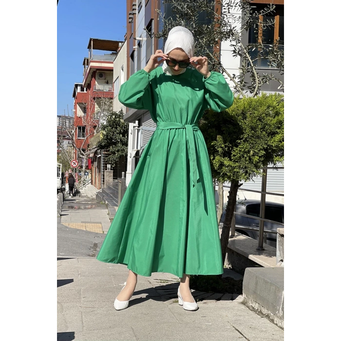 Moda Çizgi Tesettür Elbise