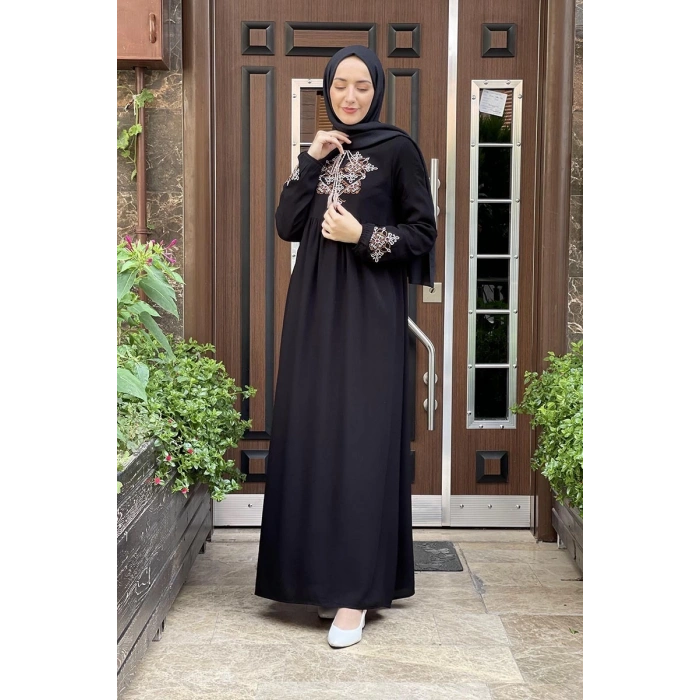 Moda Çizgi Tesettür Elbise