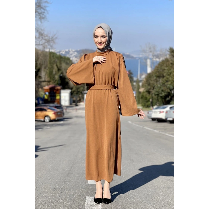 Moda Çizgi Tesettür Elbise