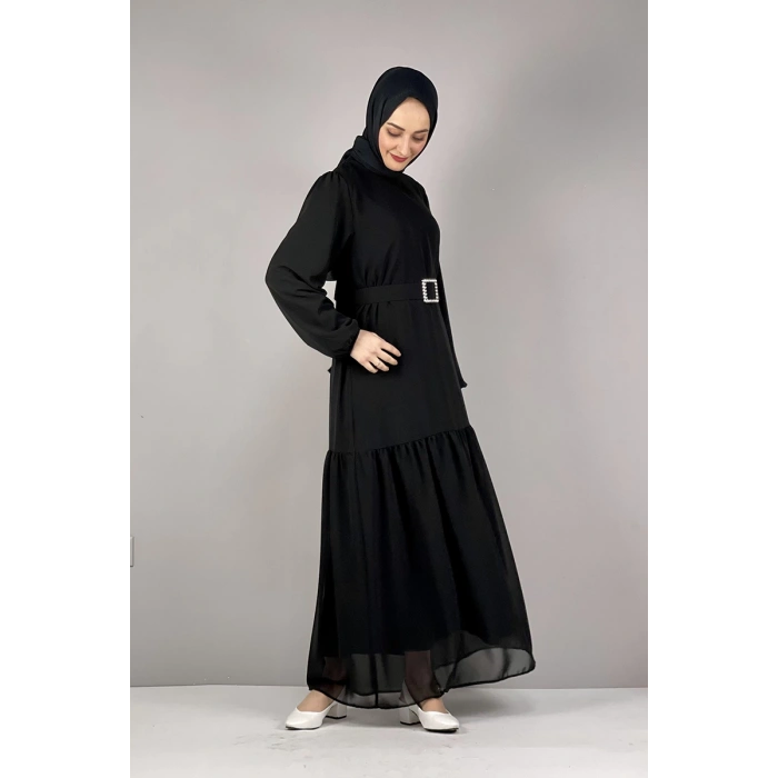 Moda Çizgi Tesettür Elbise