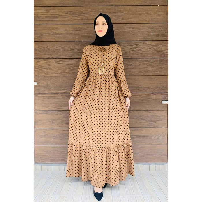 Moda Çizgi Tesettür Elbise