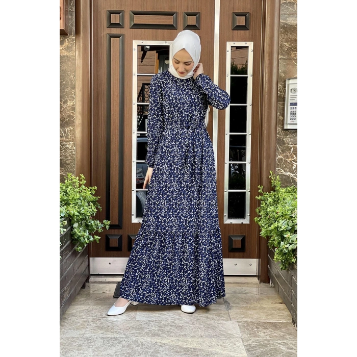 Moda Çizgi Tesettür Elbise