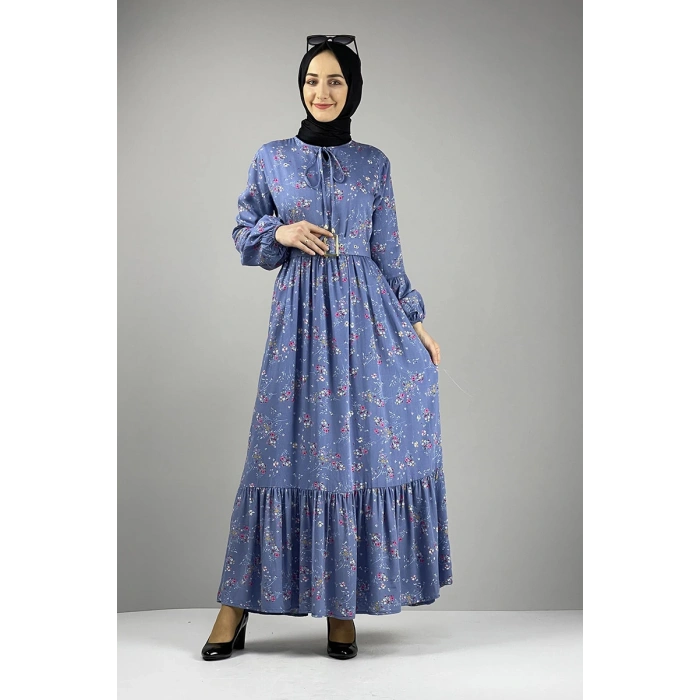 Moda Çizgi Tesettür Elbise