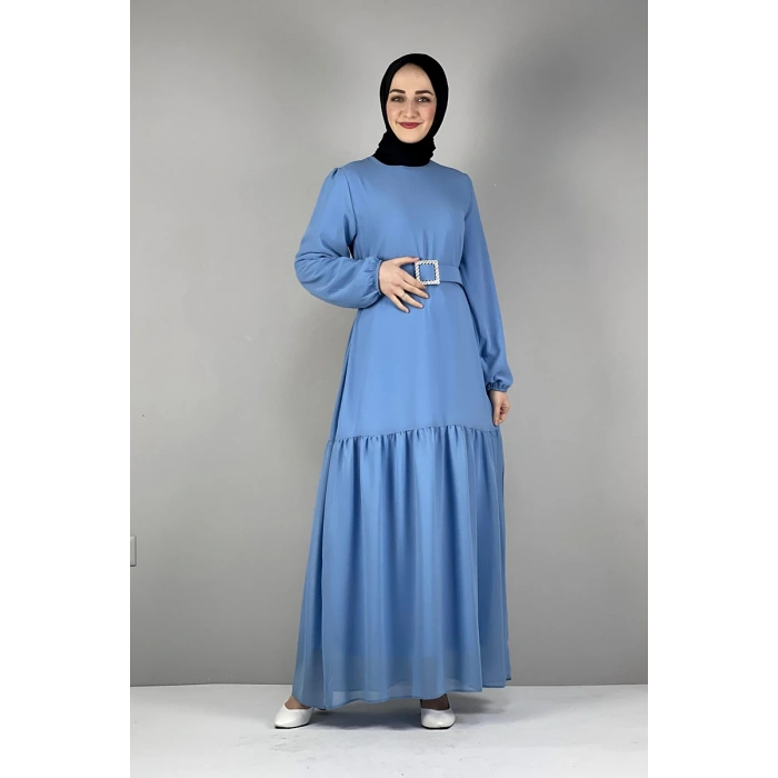 Moda Çizgi Tesettür Elbise