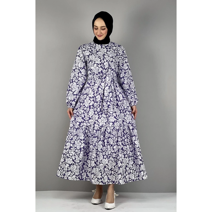 Moda Çizgi Tesettür Elbise