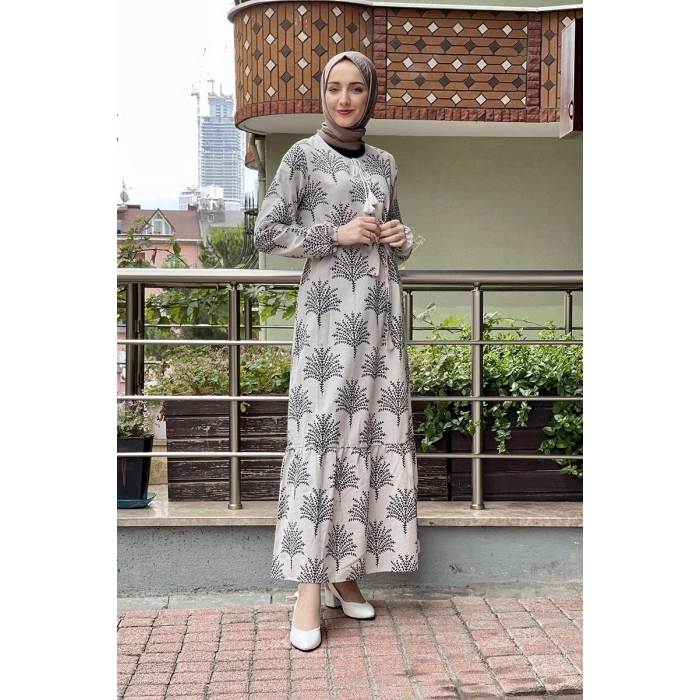 Moda Çizgi Tesettür Elbise