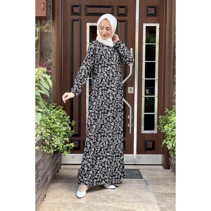 Moda Çizgi Tesettür Elbise