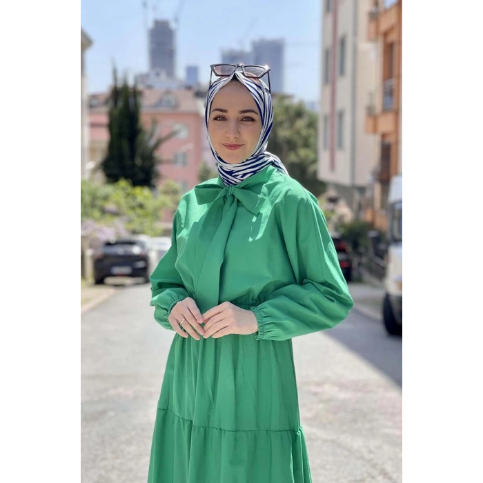 Moda Çizgi Tesettür Elbise