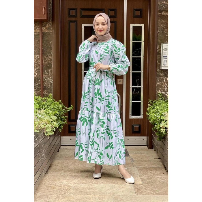 Moda Çizgi Tesettür Elbise