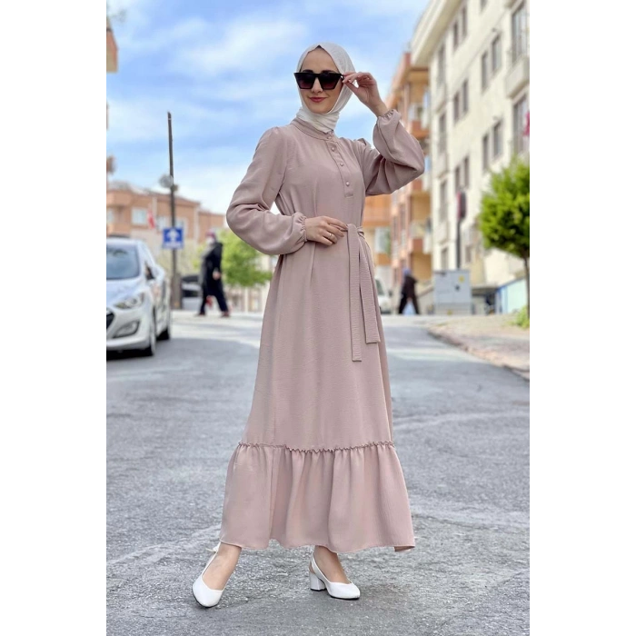 Moda Çizgi Tesettür Elbise