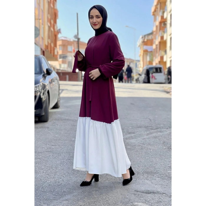 Moda Çizgi Tesettür Elbise